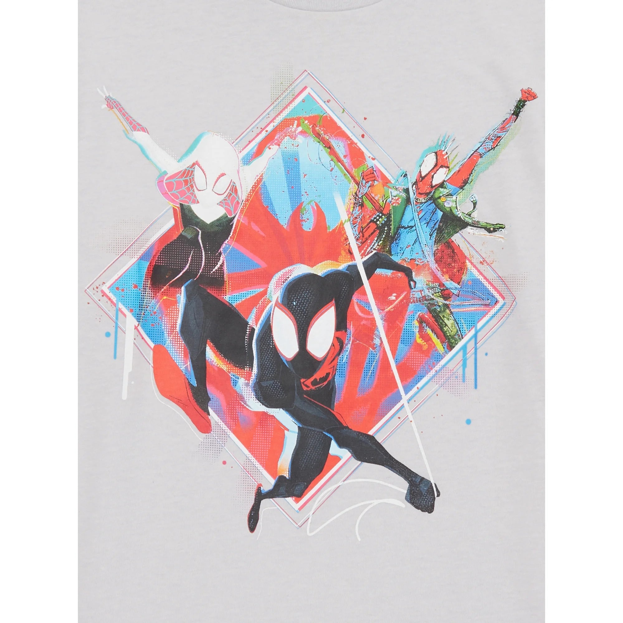 Marvel Boys Trio Across Spider-Verse, Crew Neck, Short Sleeve, Graphic T-Shirt, Sizes 4-18  | WTWL836XA