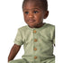 Modern Moments by Gerber Gender Neutral Short Sleeve Henley Romper, Sizes 0/3 Months - 24 Months | WTWL979XA