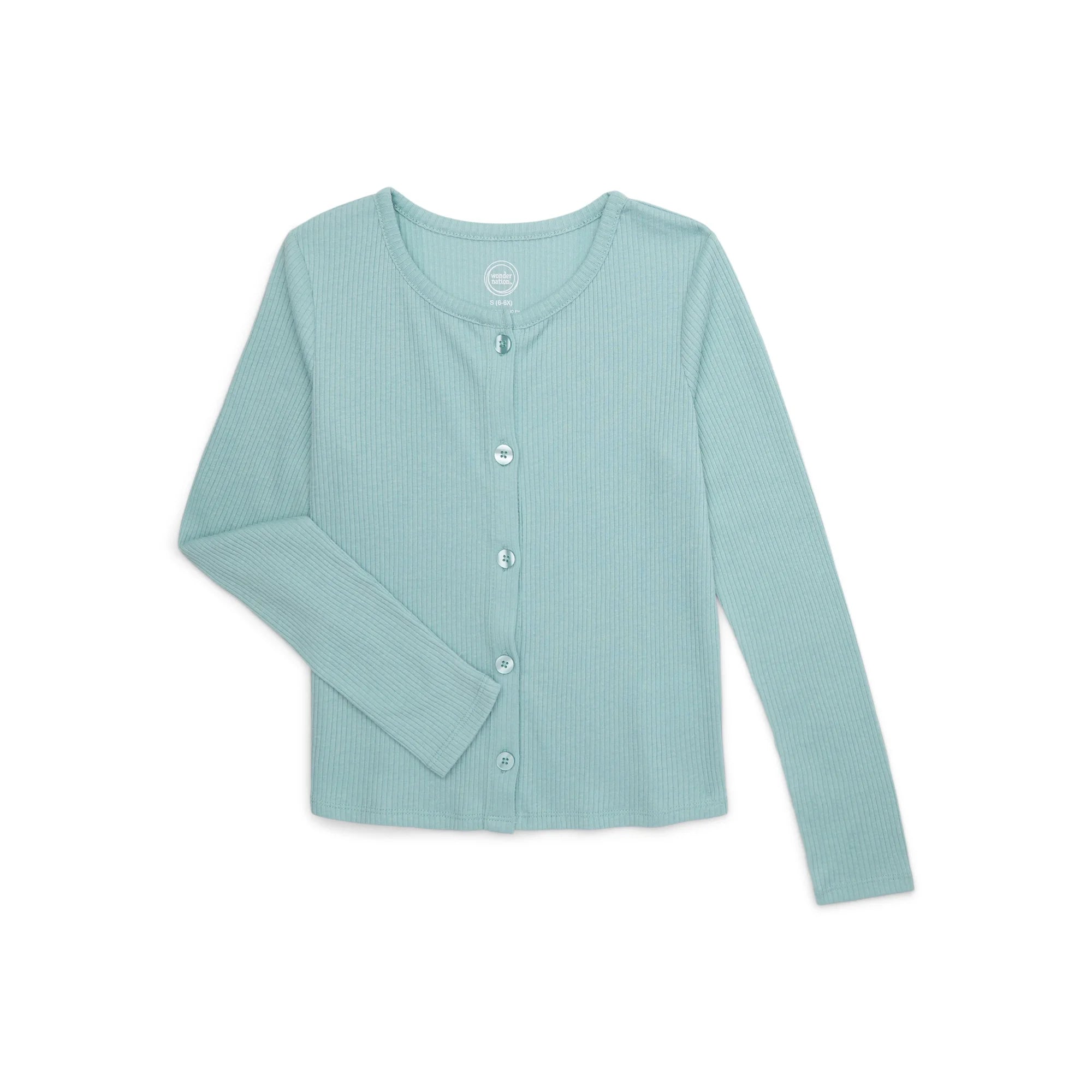 Wonder Nation Girls Knit Cardigan Sweater and Cami Top Set, 2-Piece, Sizes 4-18 & Plus |  WTWL945XA