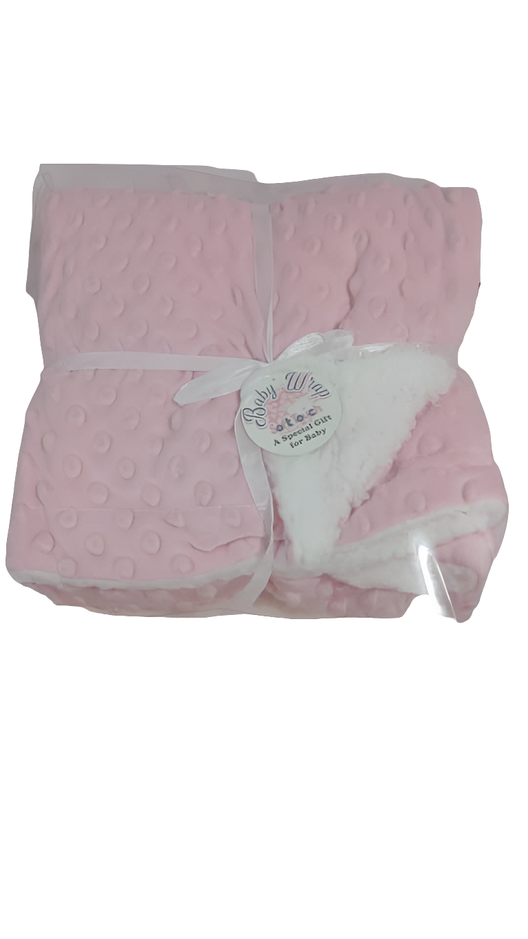 Baby Wrap Soft Touch Baby Blanket, Pink | NMD1b