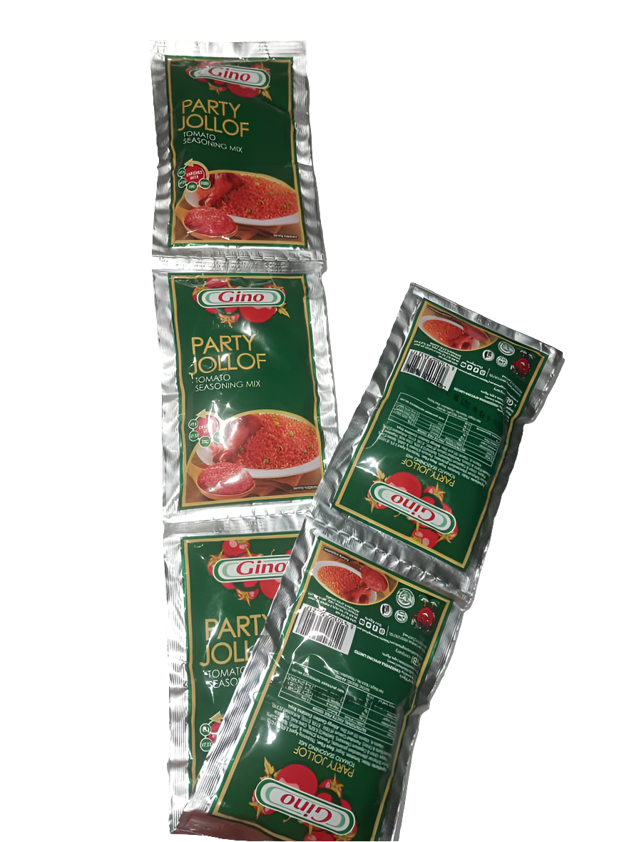 Gino Party Jollof Tomato Mix Sachet 300g Roll, Red | GDS7a