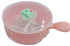 Baby Net Feeding Plate with Spoon, Pink| GOM33a