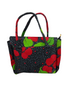 Ankara Madam Hand Bag, Red and Green | BST7a