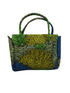 Ankara Madam Hand Bag, Yellow, Green and Blue | BST10a