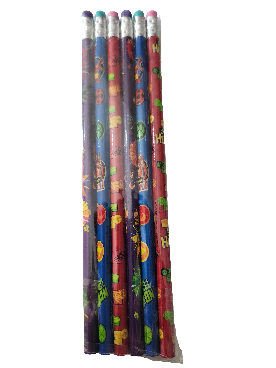 Zag Miraculous Heroez 6-Pack #2 Pencil (5+) | BTGT60XA