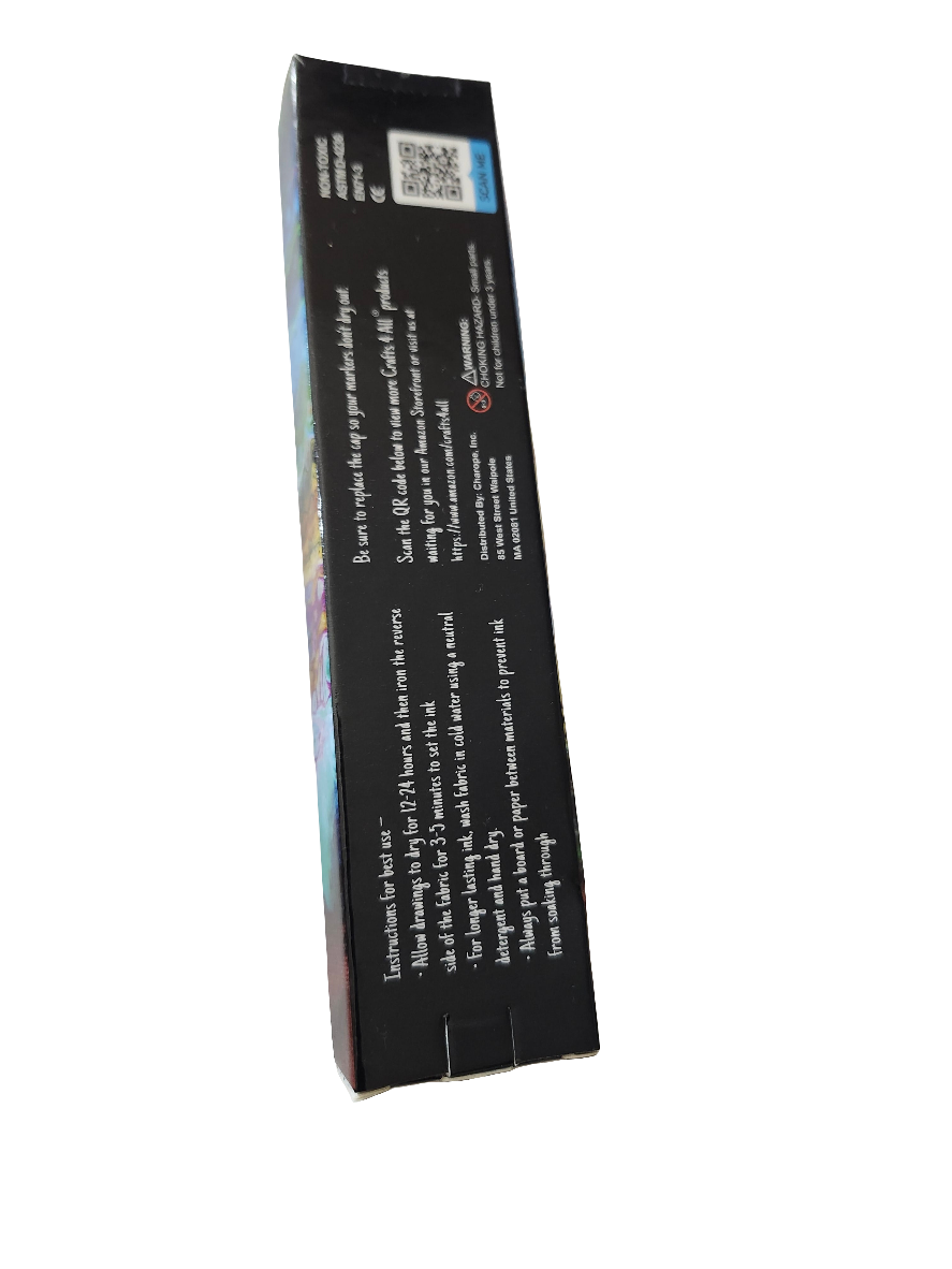 Crafts-4-All Fabrics Markers, 2 Dual Tips Markers Premium Ink | BTGT62XA
