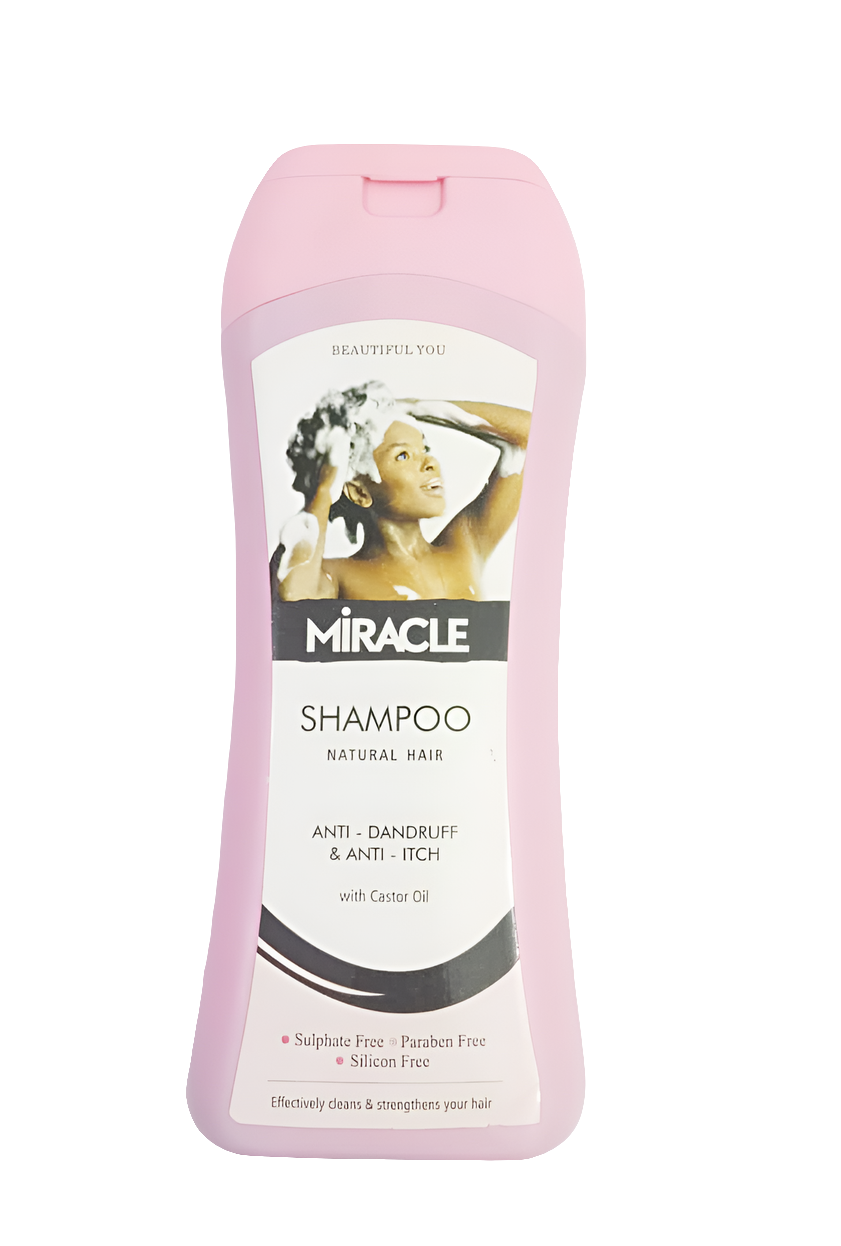 BEAUTIFUL YOU · MIRACLE Natural Hair Anti-Dandruff & Anti-Itch Shampoo