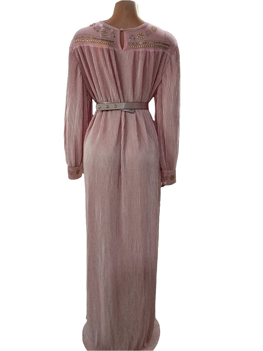 Super Fancy Long Gown (Dress) for Ladies 3XL, Pink | GBN3a