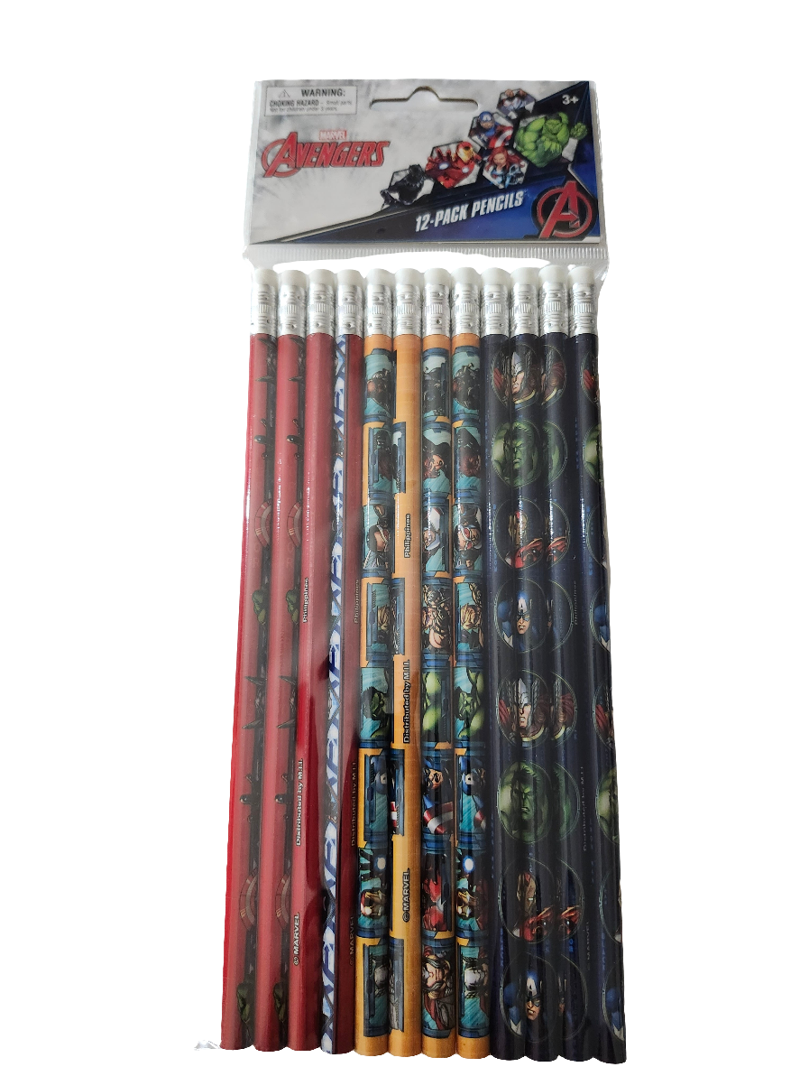 Marvel Avengers 12-Pack #2 Pencil (3+) | BTGT61XA