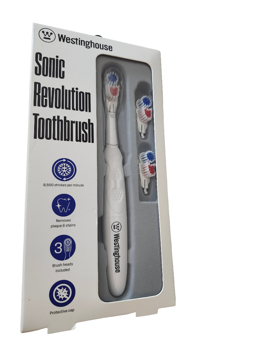 Westinghouse Sonic Revolution Electric Toothbrush, 8,500 Strokes Per Minute | BTGT59XA