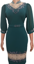 Best Selling Stone Gown (Dress) for Ladies 2XL, Green | MNE4a