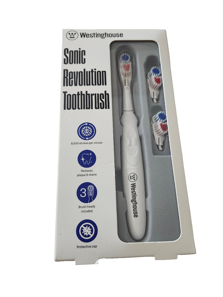 Westinghouse Sonic Revolution Electric Toothbrush, 8,500 Strokes Per Minute | BTGT59XA