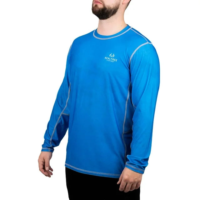 Realtree Fishing Men's Reversible Performance Fishing Tee Shirt | WTWL752XA