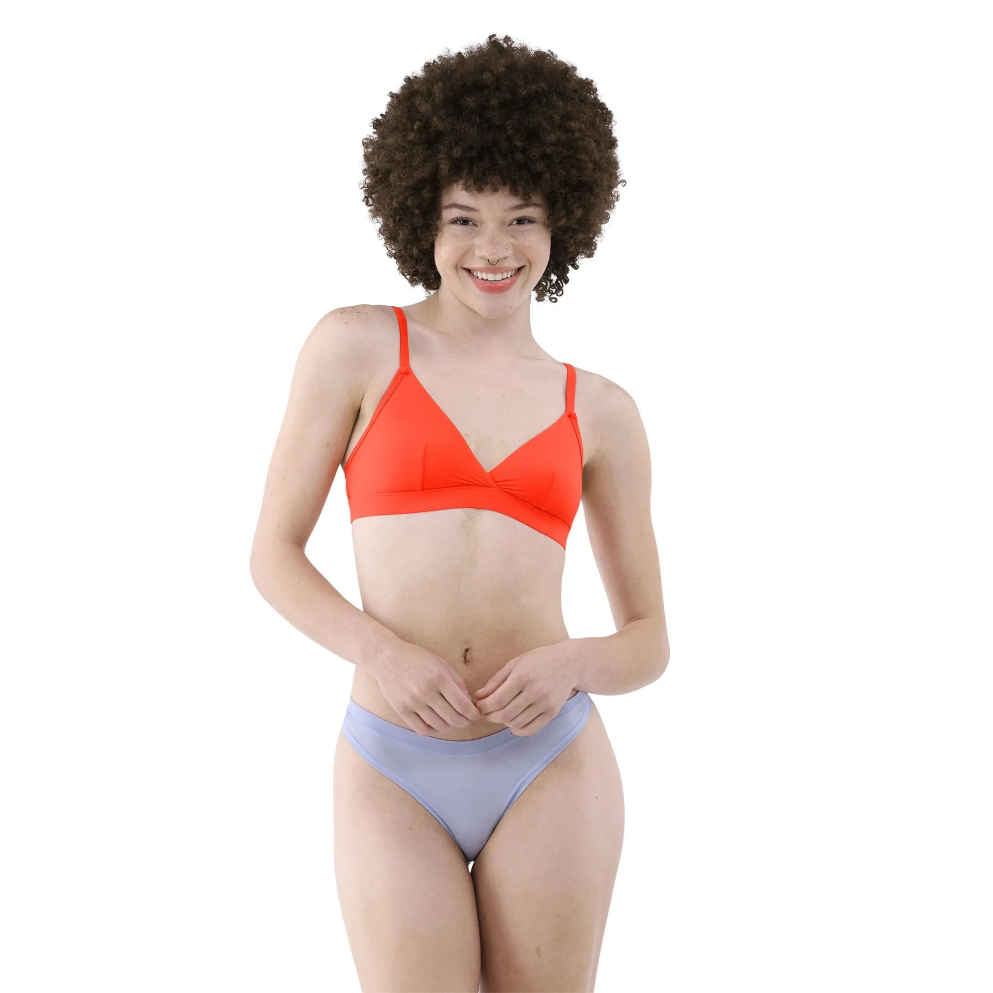 No Boundaries Fit Stretch Triangle Bralette, Women's  |   WTWL1124XA