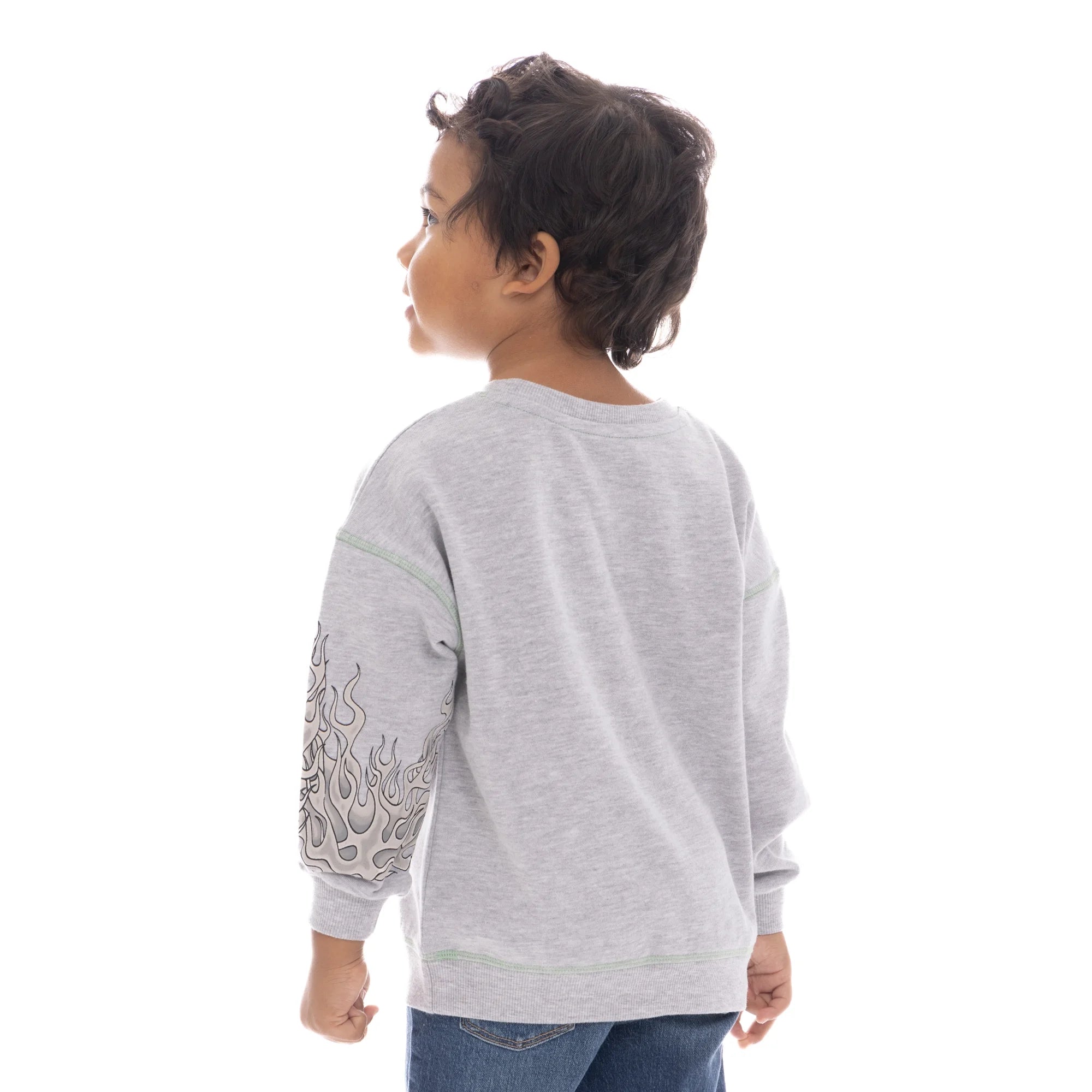 Monster Jam Toddler Boys Graphic Crewneck Sweatshirt, Sizes 12 Months-5T | WTWL729XA