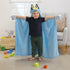 NoJo Bluey Hooded Toddler Blanket, Blue, Toddler Boy or Girl | WTWL913XA