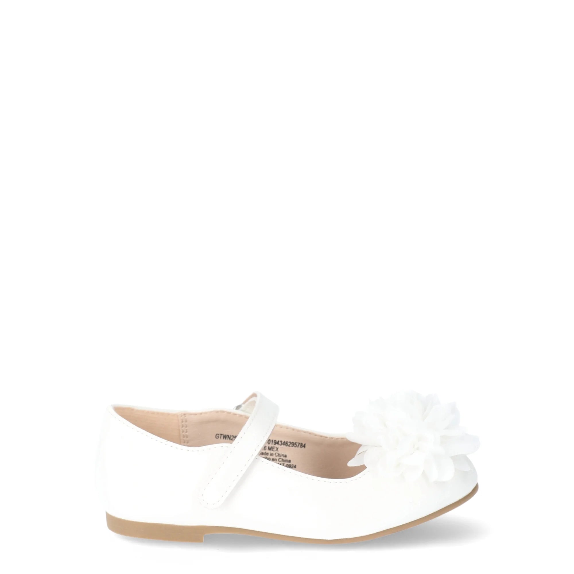 Wonder Nation Toddler Girls Mary Jane Ballet Flower Shoes |  WTWL1069XA