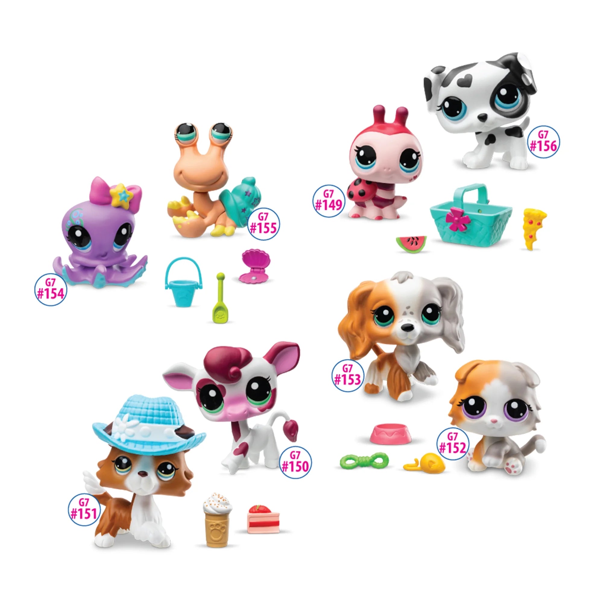 Littlest Pet Shop, Surprise Pet Pairs, Series 3, Mini Toy Figurines, Children Ages 4+, Multicolor  |  WTWL939XA