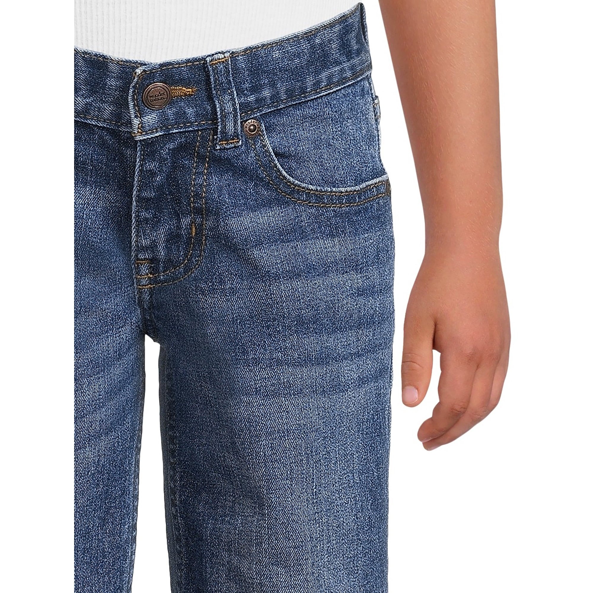 Wonder Nation Boys Relaxed Denim Jeans, Sizes 4-18, Slim & Husky |  WTWL1104XA