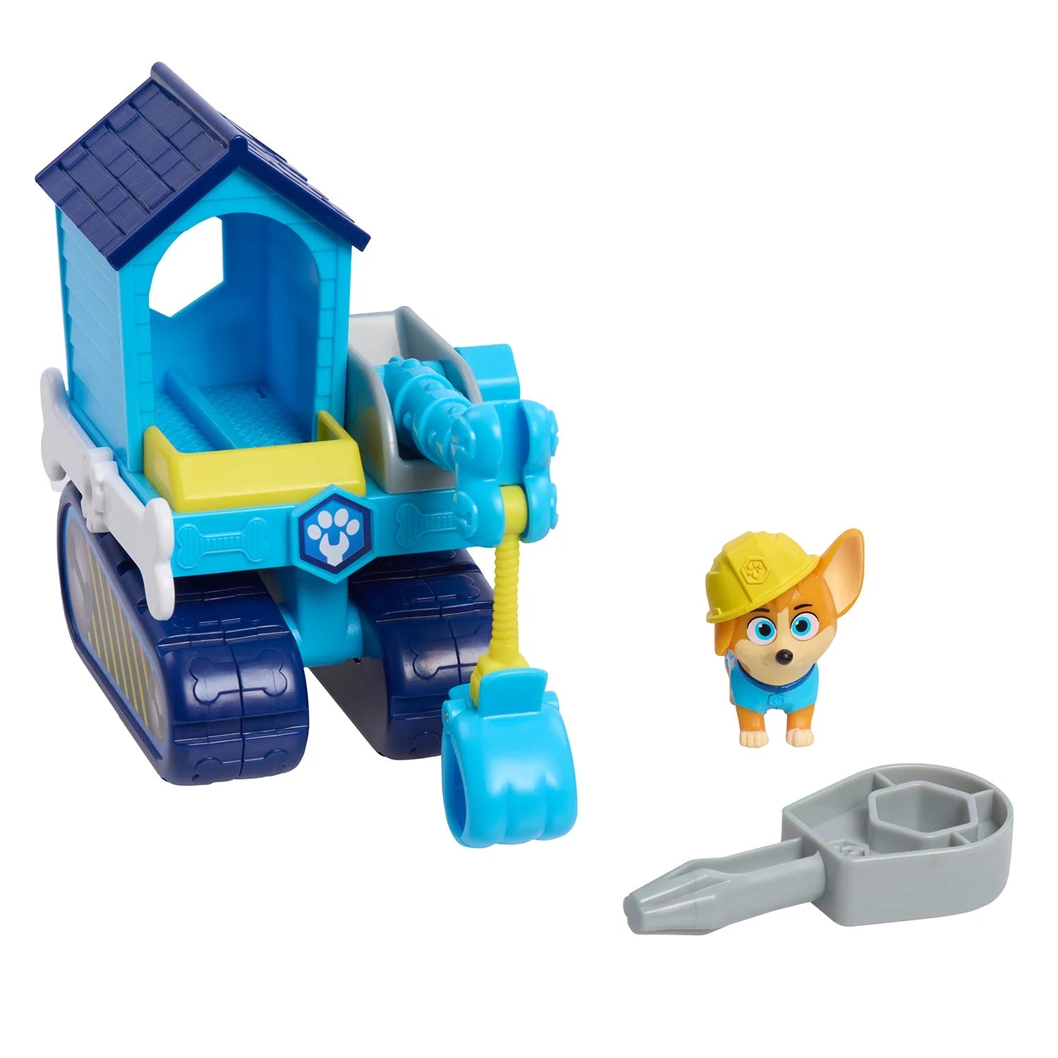 Disney Junior Pupstruction Phinny’s Crane 3-piece Figure and Vehicle Set, Blue, Dog, Kids Toys for Ages 3 up |  WTWL692XA