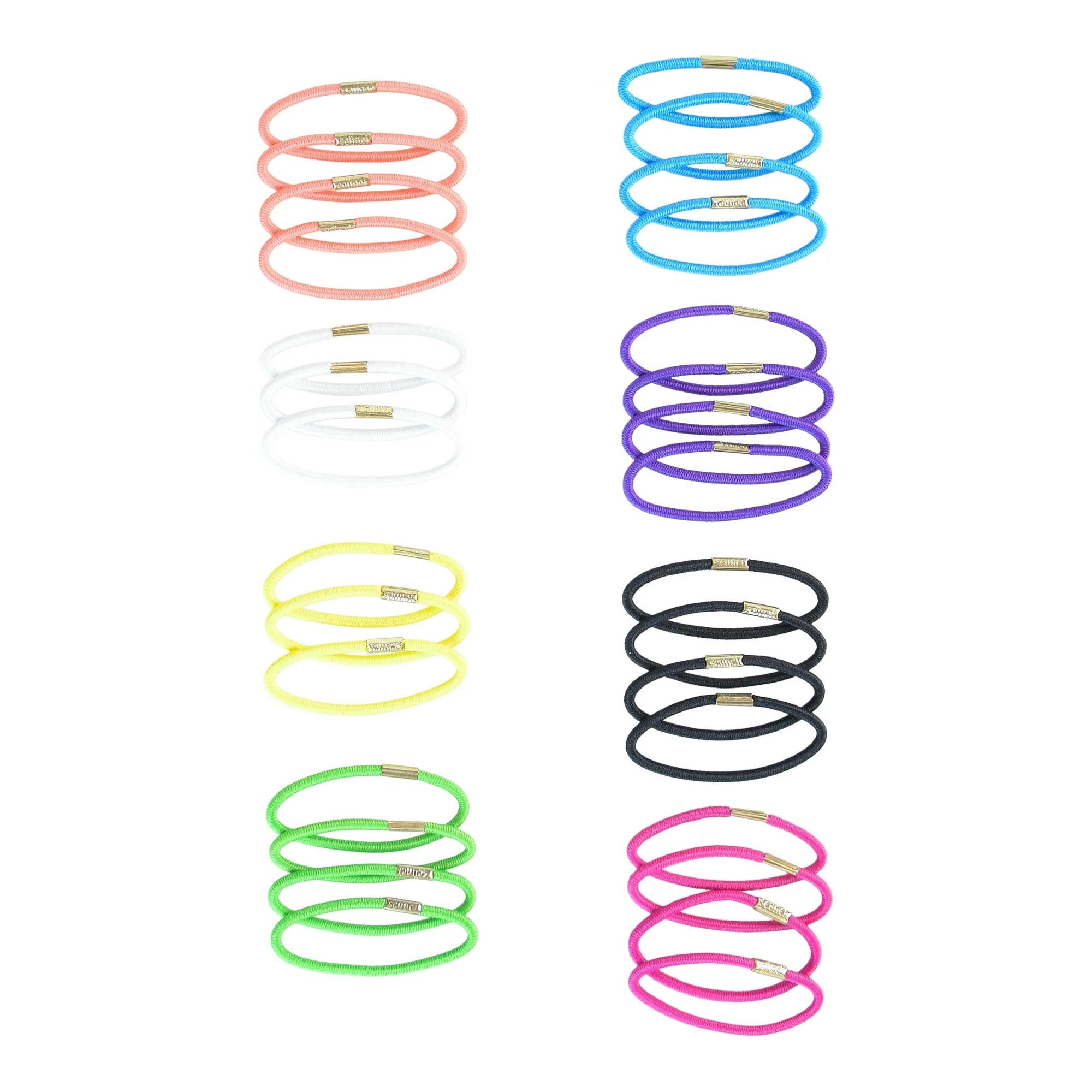 Scunci No Damage Elastic Ponytail Hair Ties, Multicolor, 30 Count |  WTWL1112XA