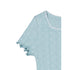 Wonder Nation Girls Short Sleeve Pointelle Trim Shirt | WTWL1009XA