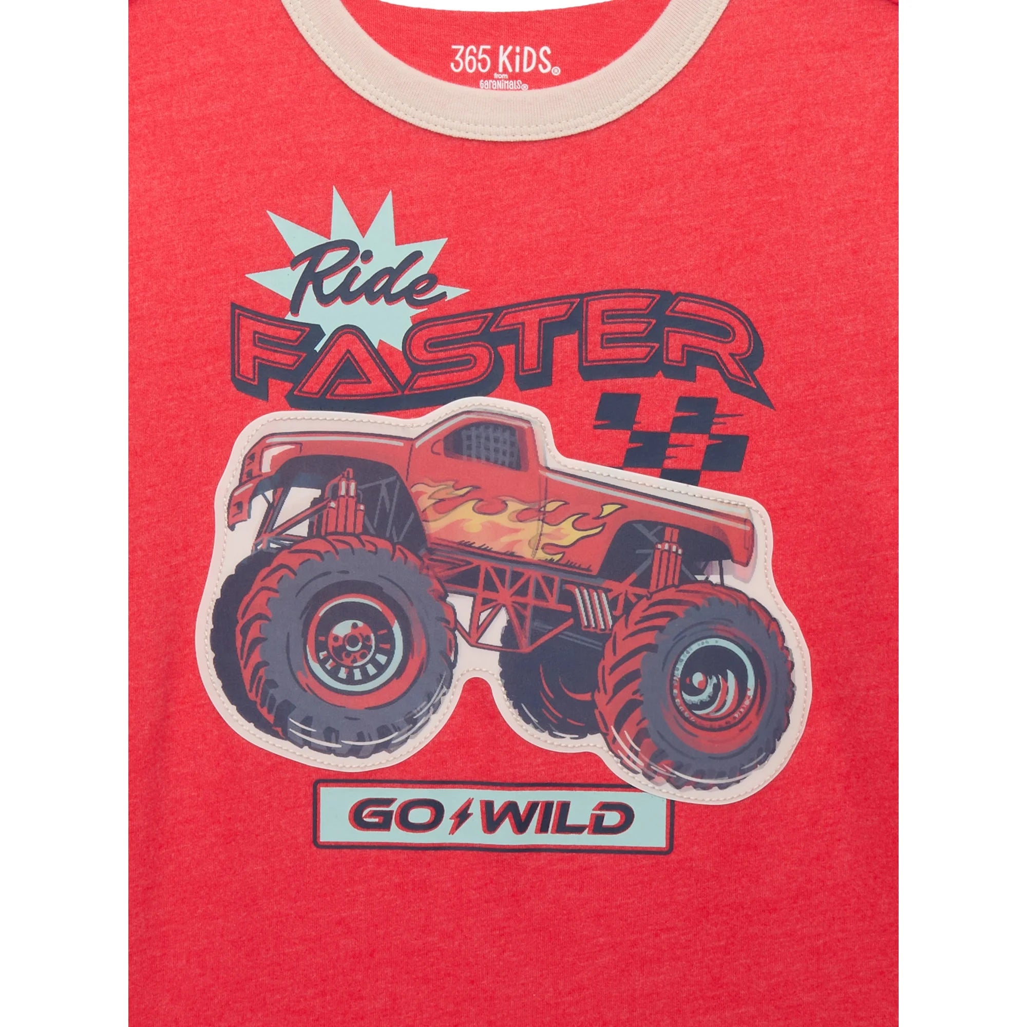 365 Kids from Garanimals Boys' Mix and Match Graphic Ringer Tee with Short Sleeves, |   WTWL1132XA