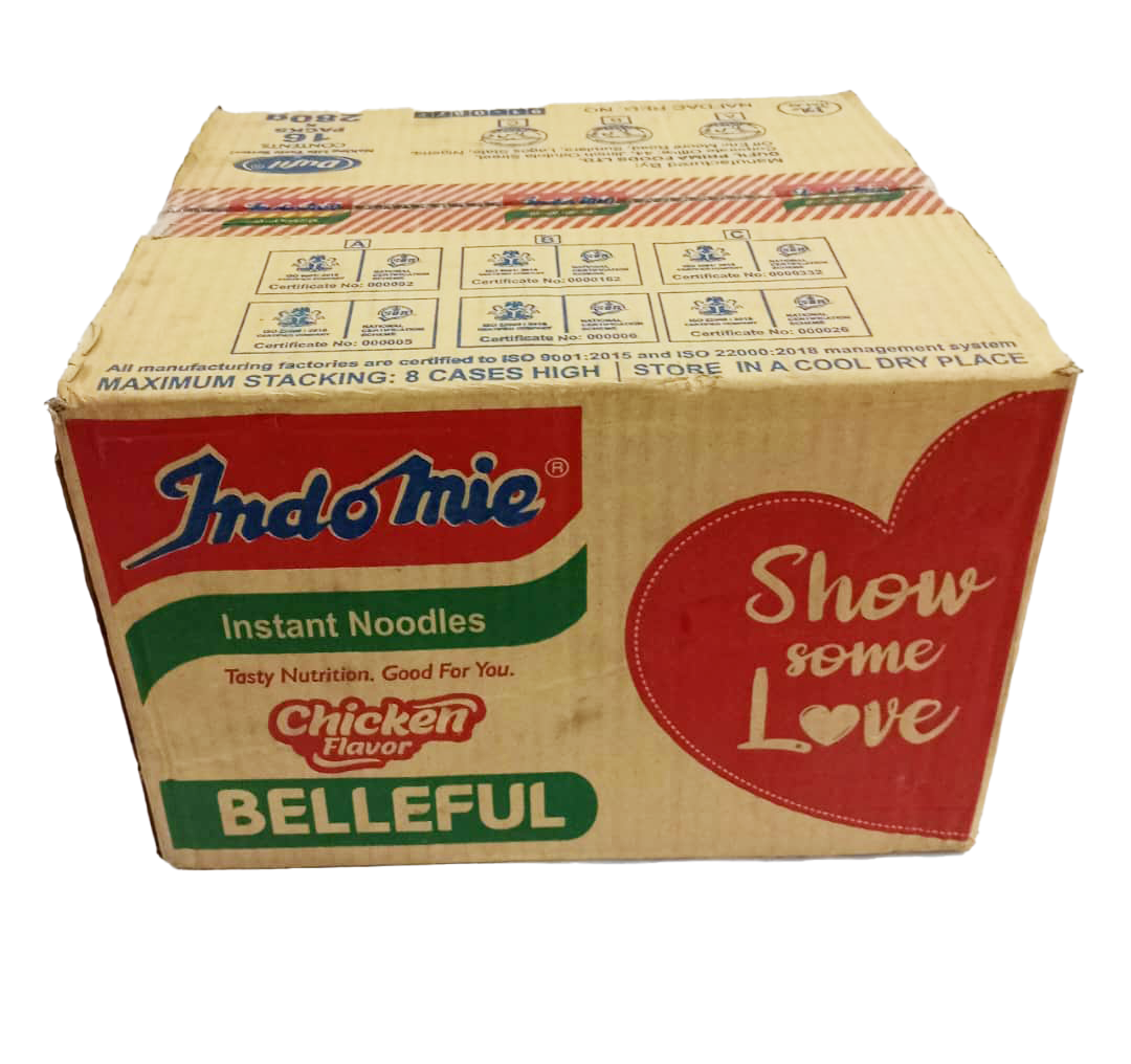 Indomie Instant Noodles Chicken Flavour Belleful, 280gx16 | KMS10a