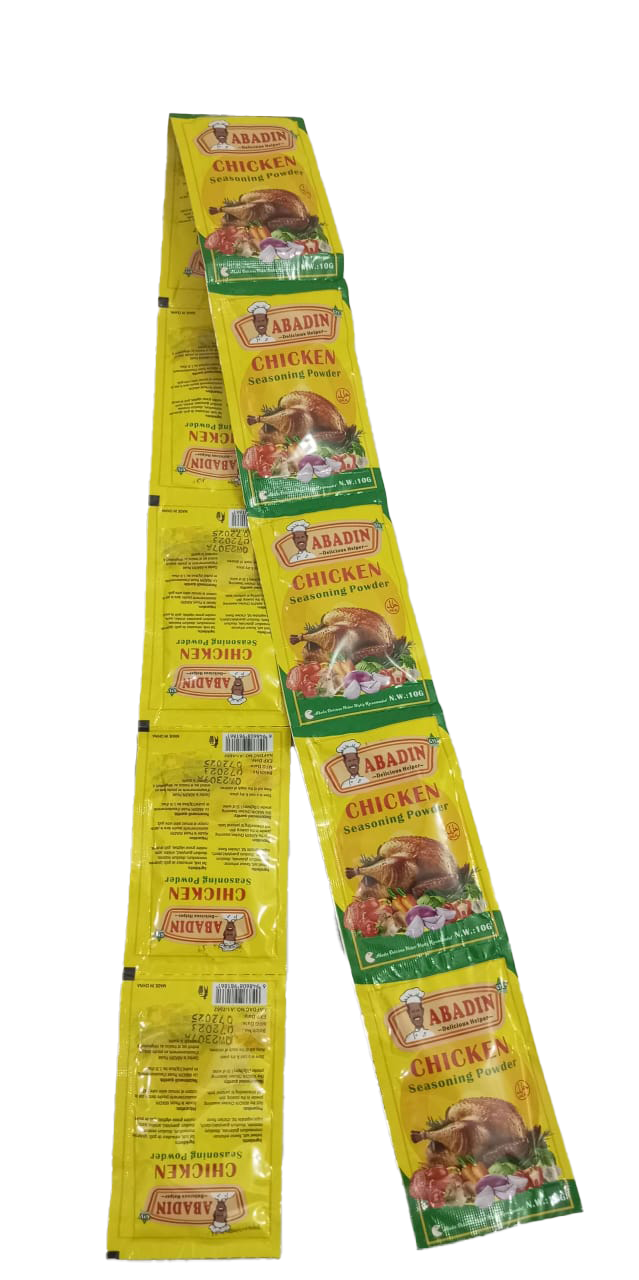 A Roll Of Abadin Chicken Seasoning Powder 10 Pieces Per Roll, 100g | GBL11a
