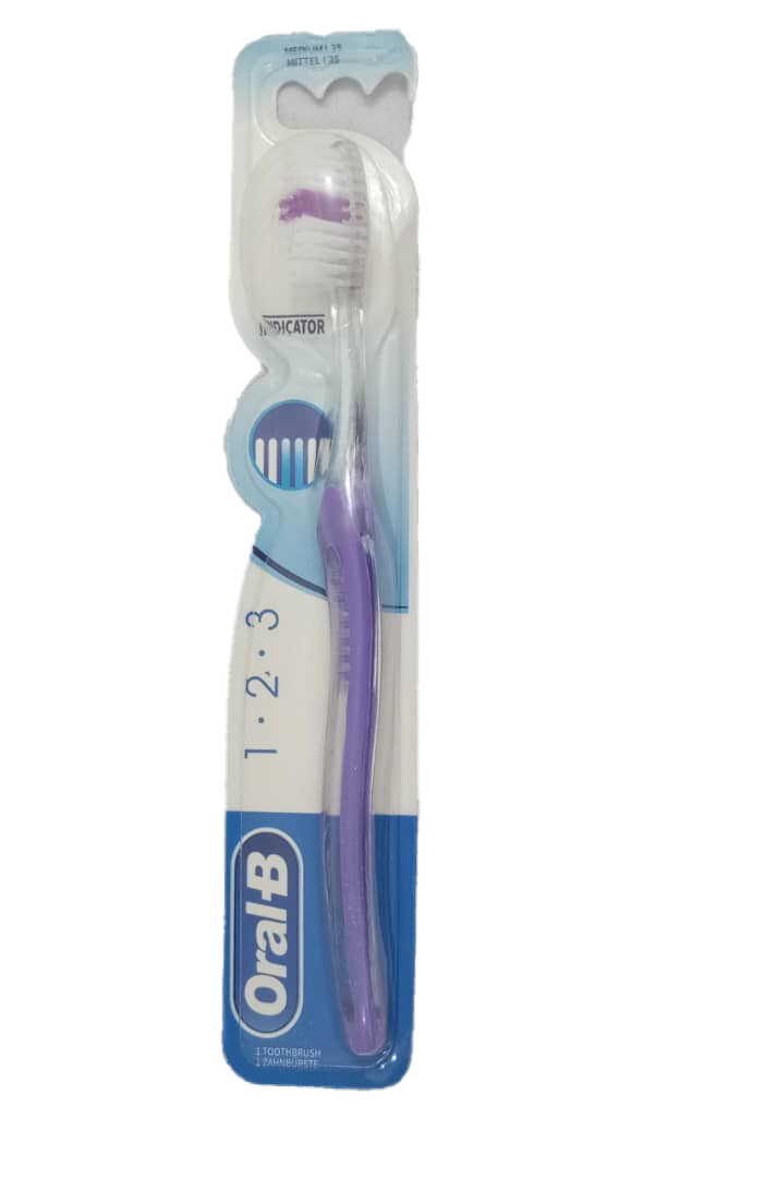 Oral B Indicator Toothbrush, Purple | EVG44d