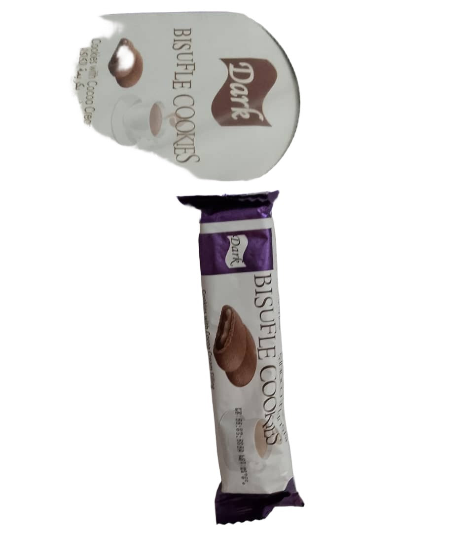 Derk Bisufle Cookies With Cocoa Cream Filling 65g, White | 2LVA1a-UCM