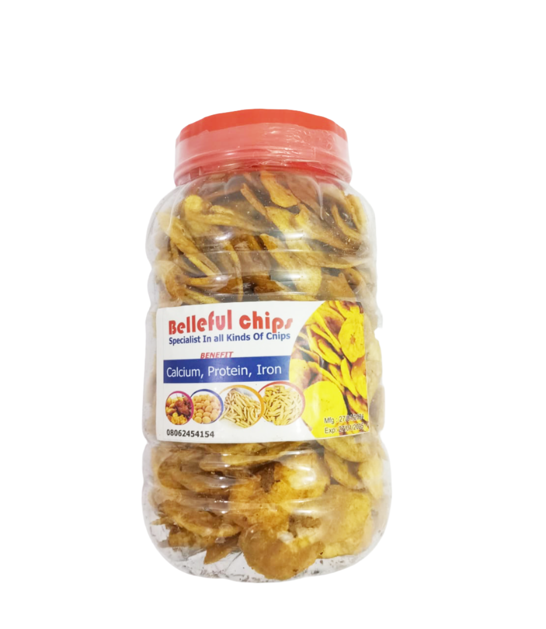 Belleful Chips Specialist Plaintain Chips, |GMP31a
