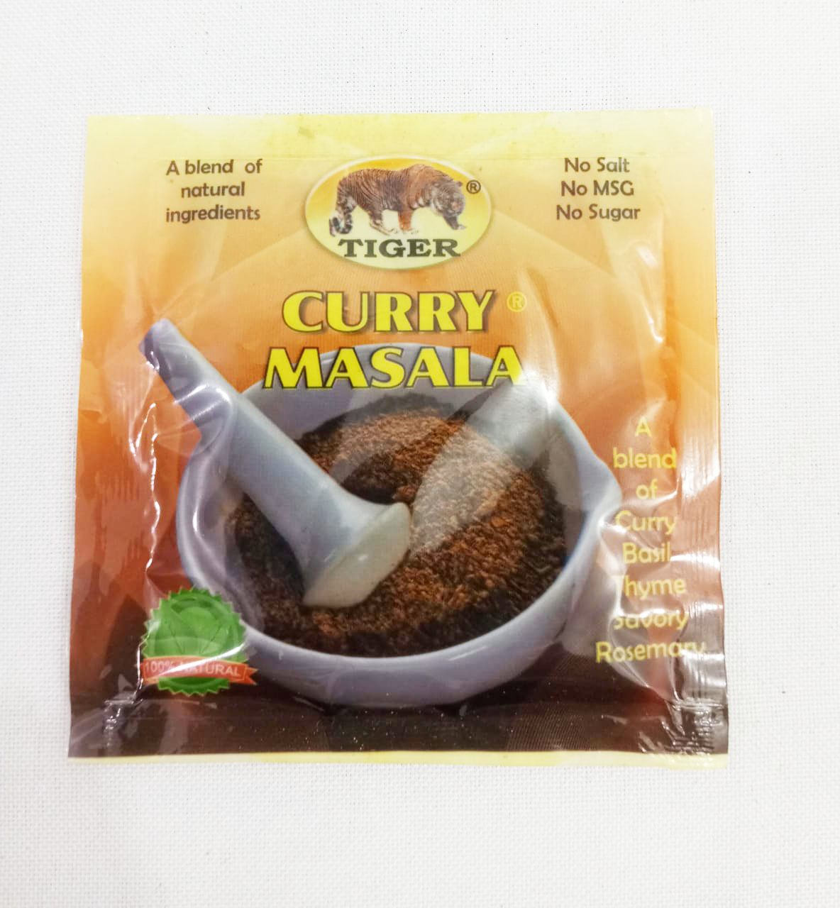 A Roll Of Curry Tiger Masala, 10 Pieces Per Roll, 50g | GBL13a