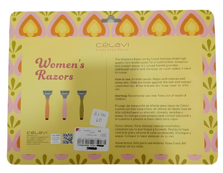 Celavi Women's Shaving Razor Set (2-Pieces or 1-Piece) | BLTN60