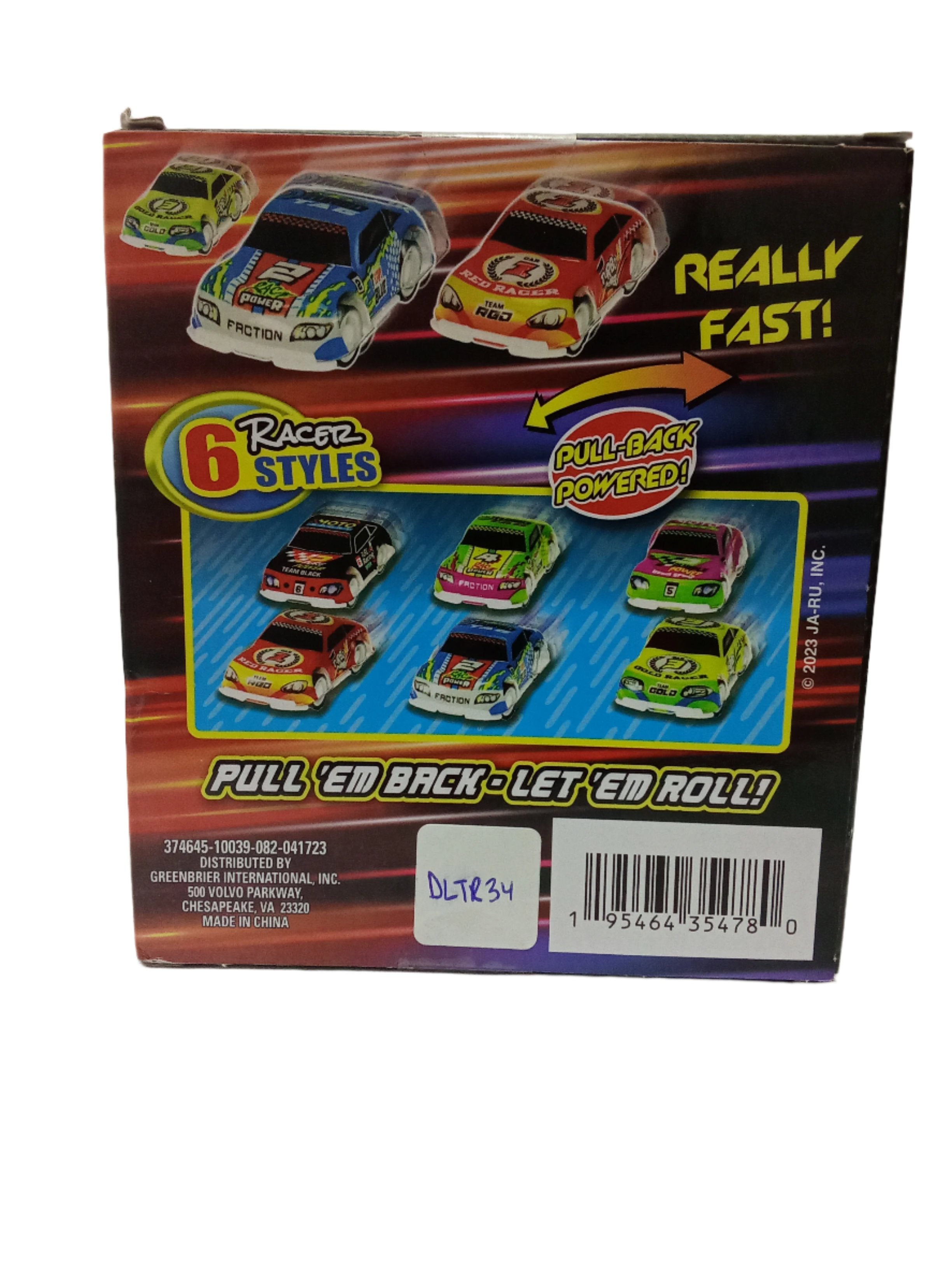 Speed Shotz Pull-Back Race Car Toy for Kids | DLTR34