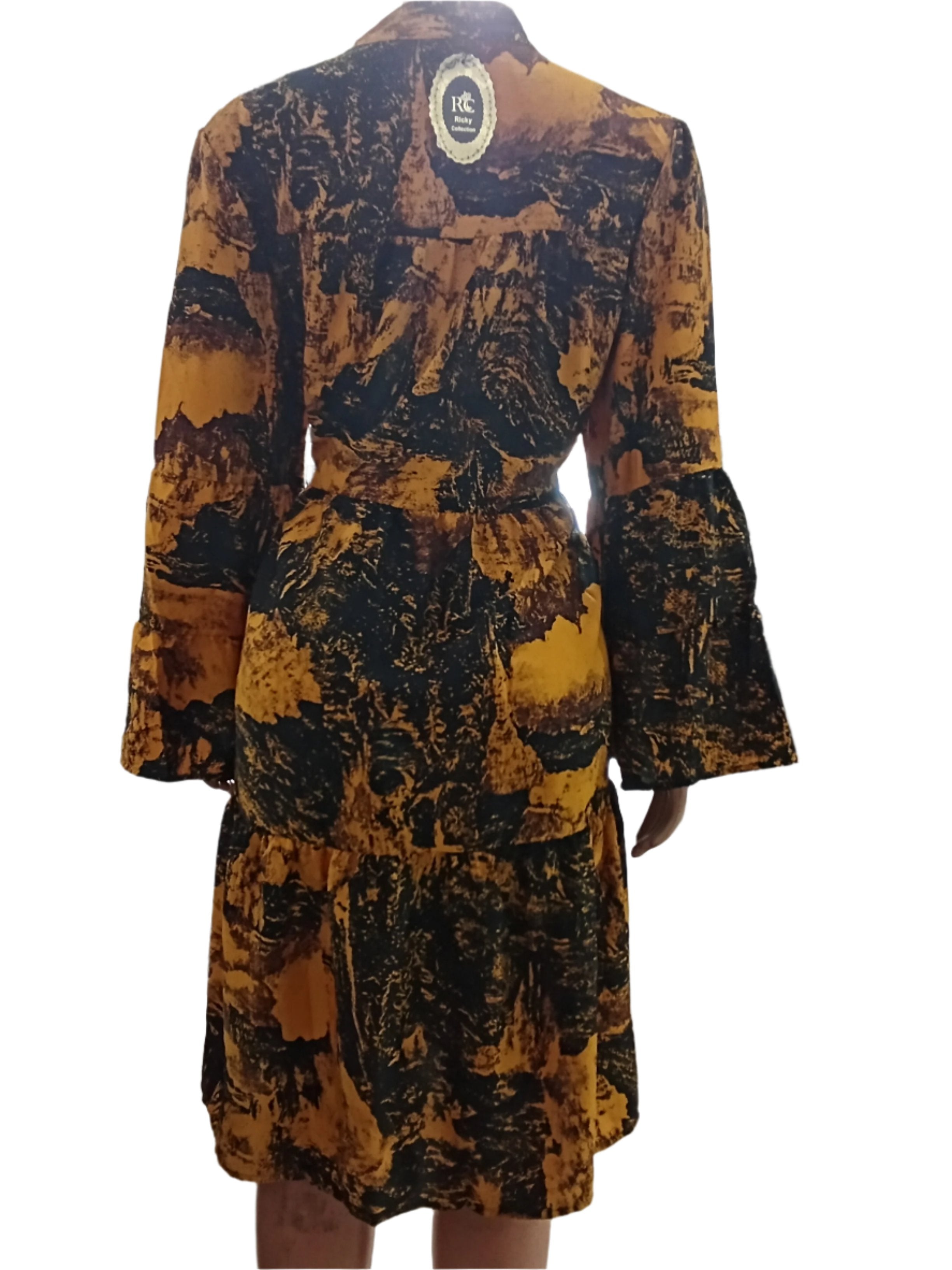 FancyLadies Multi-Purpose short Gown (Dress) Large, Yellow | NBN4b
