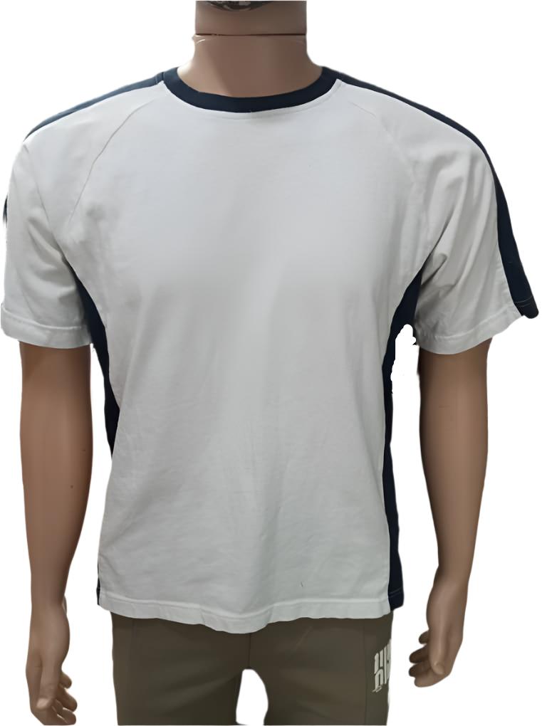 Classy Designer White and Blue Polo T-Shirt (Unisex) | GWDL20