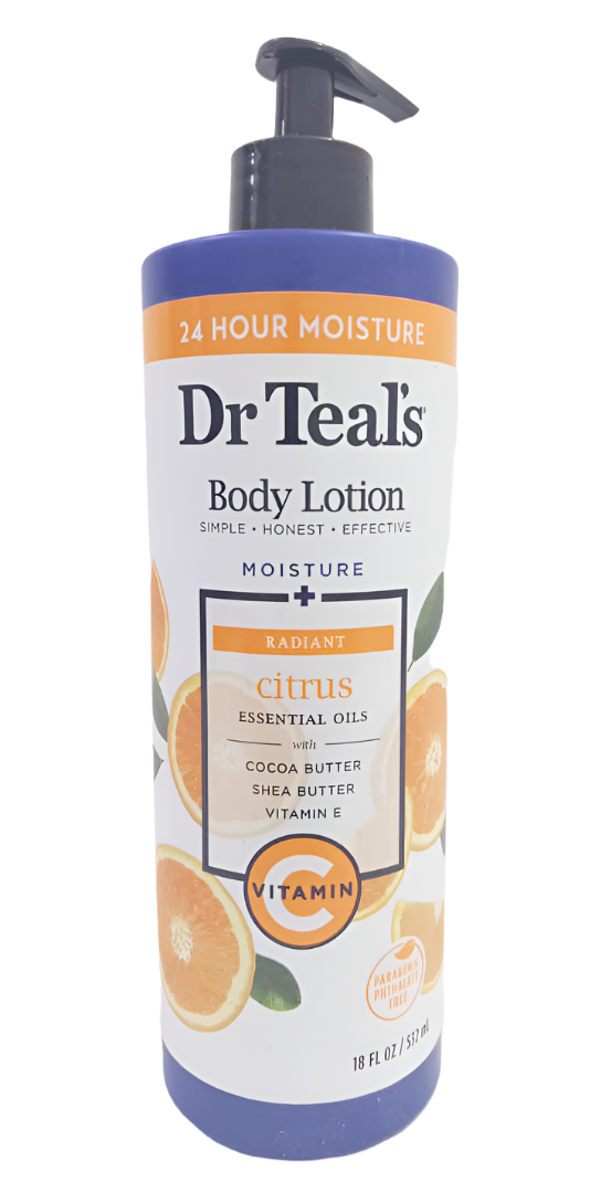 Doctor Teal's Body Lotion Citrus 18fl.Oz 532ML | MLD80a
