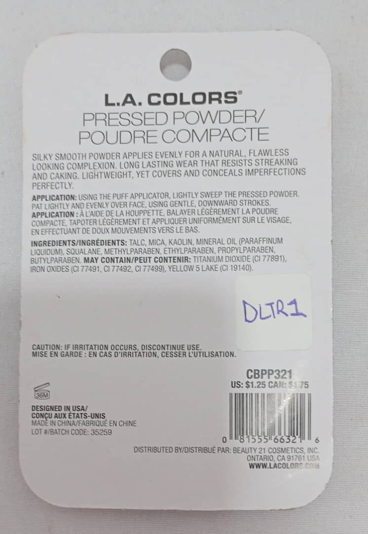 LA Colors Pressed Powder (Beige CBPP321) | DLTR1