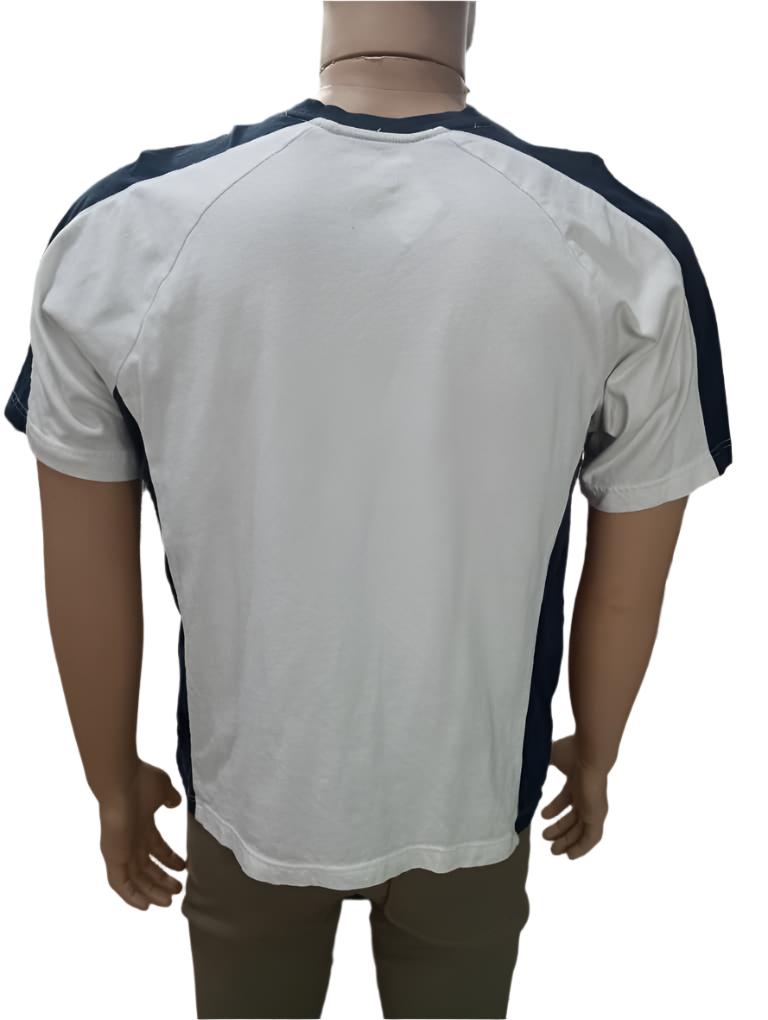 Classy Designer White and Blue Polo T-Shirt (Unisex) | GWDL20
