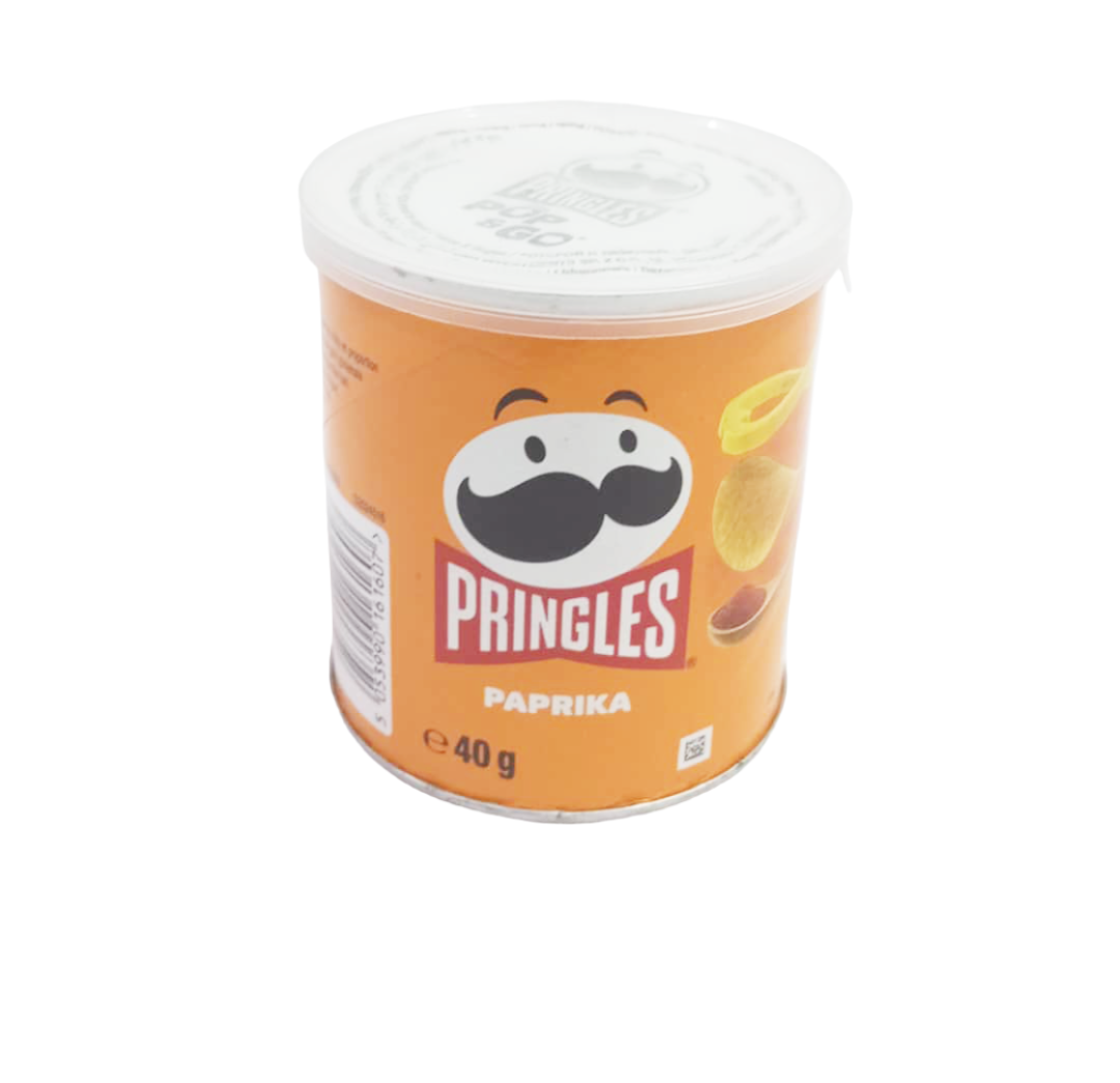 Pringles Paprika Potato Chips, Orange, 40g |GMP36b
