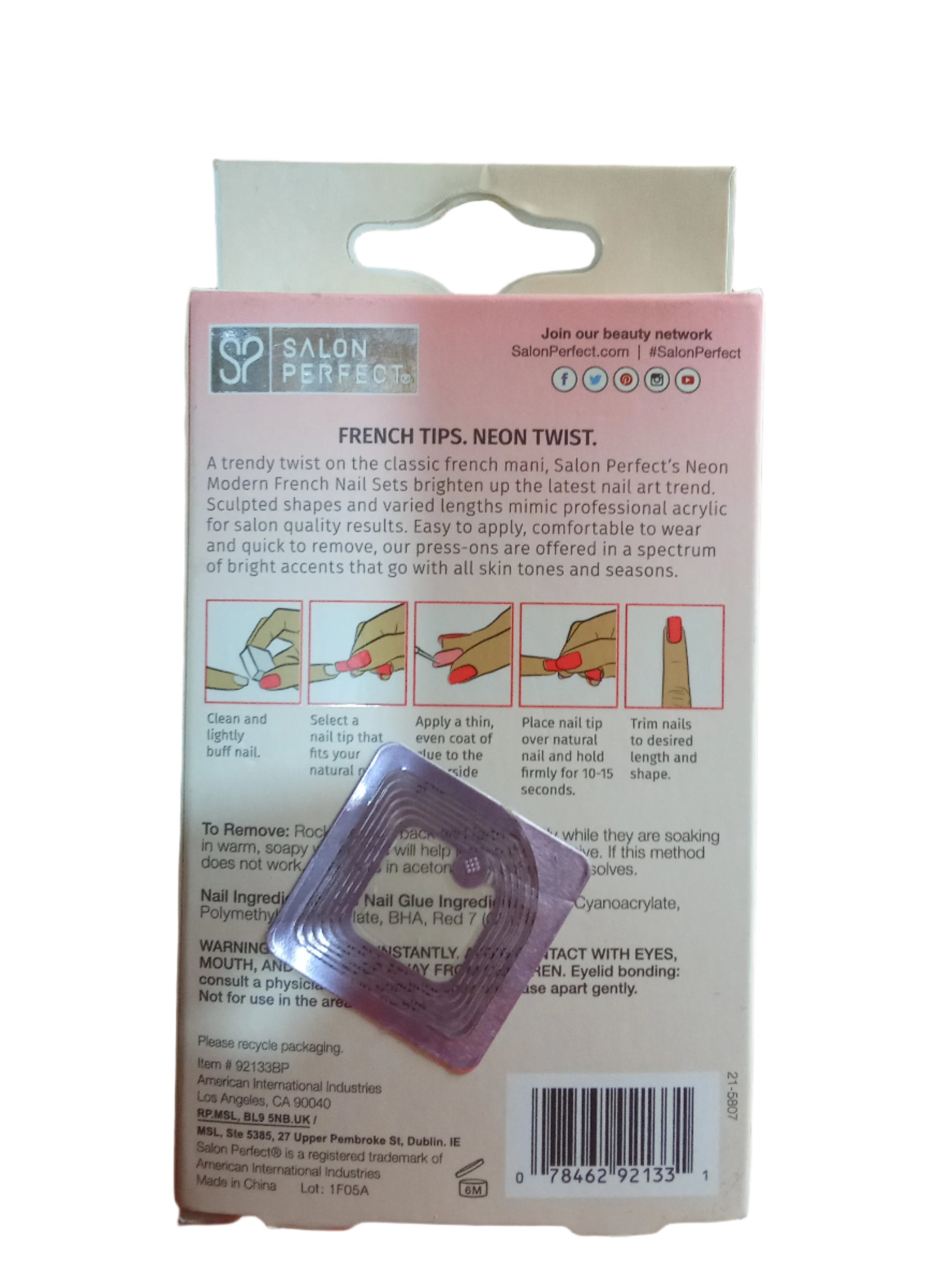 French Nail Set (includes 24 Nails) | BGLT1d