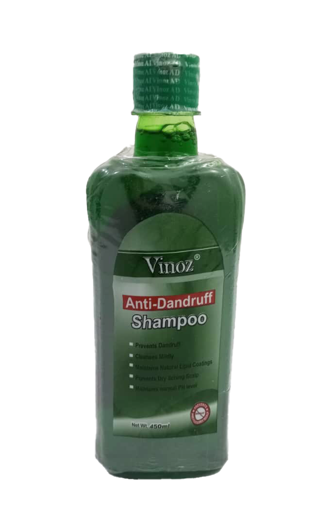 Vinoz Anti-Dandruff Shampoo, 450ML | UGM25a