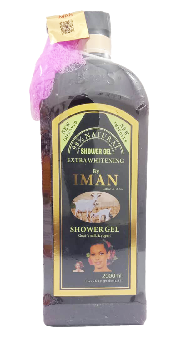 IMAN Extra Whitening Shower Gel (Goat Milk & Yogurt) 200ML| BLM2b