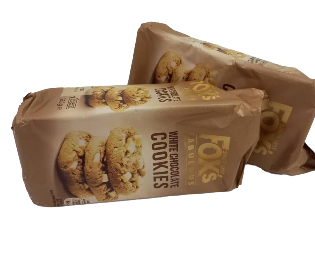 Since 1853 Fox's Fabulous White Chocolate Cookies, 175g | GMP11b