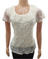 Designer French Lace Top (Blouse) for Ladies | AFQE3