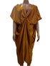 Beautiful Ladies Golden Yellow Gown (Dress) Large, Golden | NBN1a
