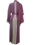 Classy Stylish Turkey Abaya Gown (Dress) XL, Purple | MBE5b