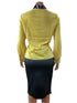 Top Fashion Skirt and Blouse Set for Ladies XL Yellow Top & Free Size Black Skirt | DBK2c