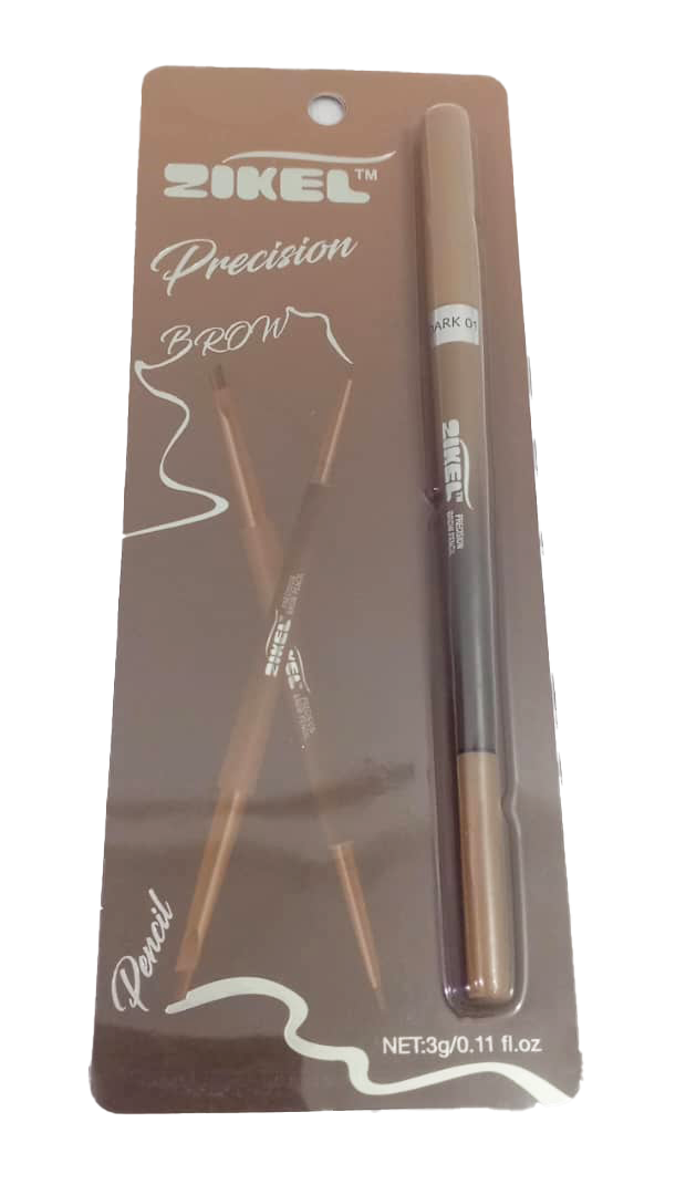 ZIKEL 2 In 1 Brow Pencil (Dark 01) | ZKL22a
